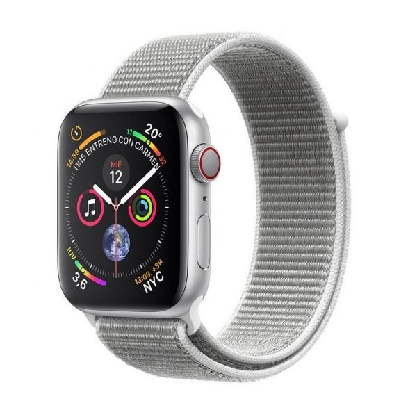 Išmanusis laikrodis APPLE Watch 4 GPS + Cell, 40mm, Silver Alu Seashell Loop