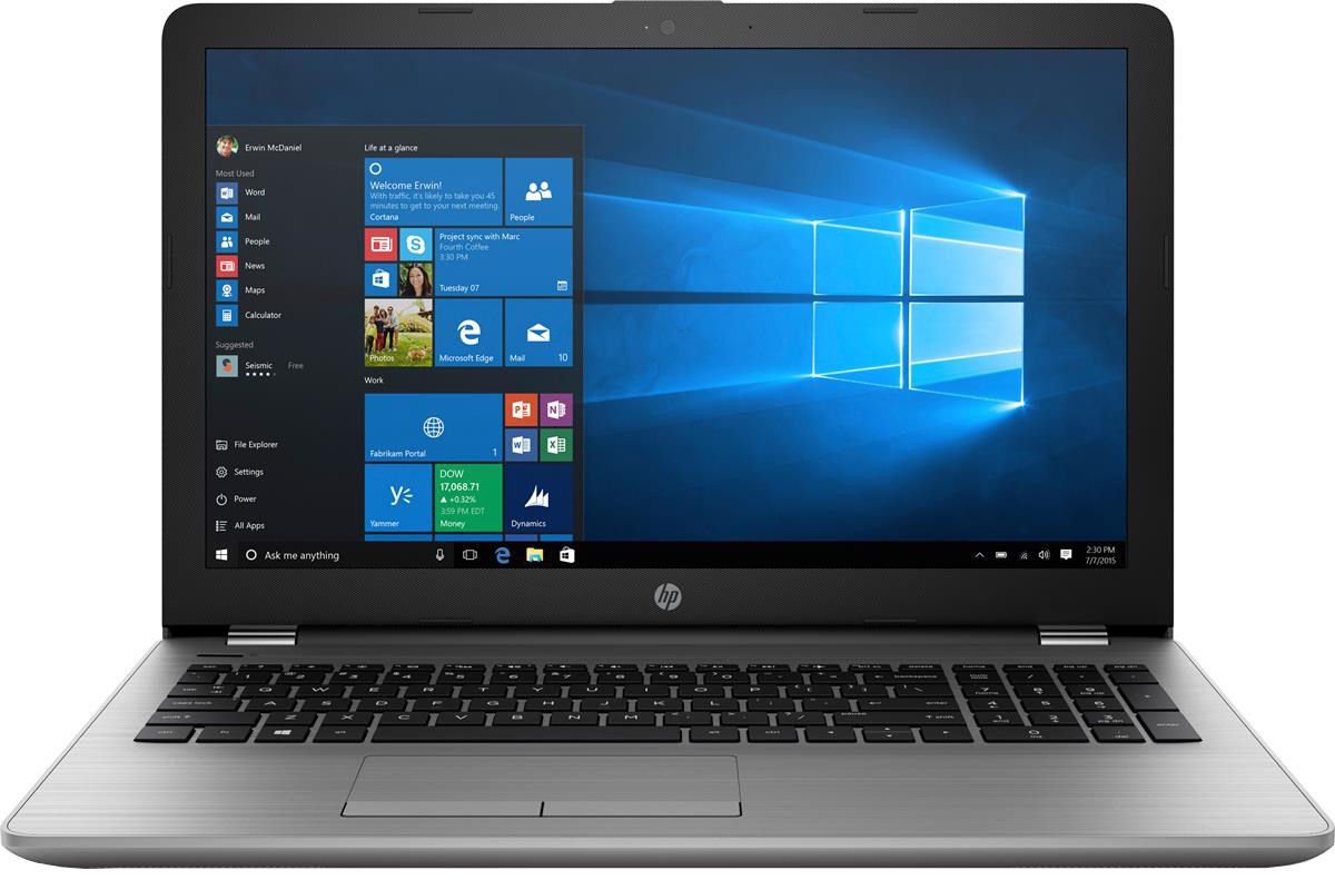 Nešiojamas kompiuteris HP 250 G6 i3-7020U/4/128GB SSD/Win