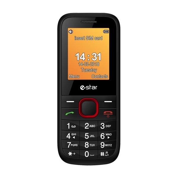 Mobilusis telefonas eSTAR X18 DS Red