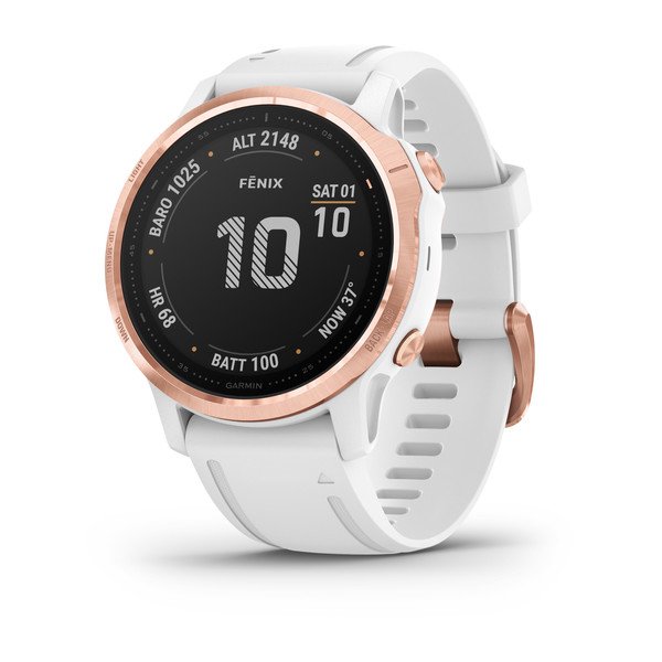Sportinis laikrodis GARMIN Fenix 6S Pro Rose Gold/White