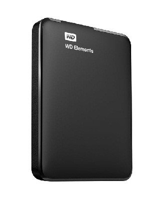 Išorinis kietasis diskas WD 2.5" 500GB USB3.0, juodas "Elements" / WDBUZG5000ABK