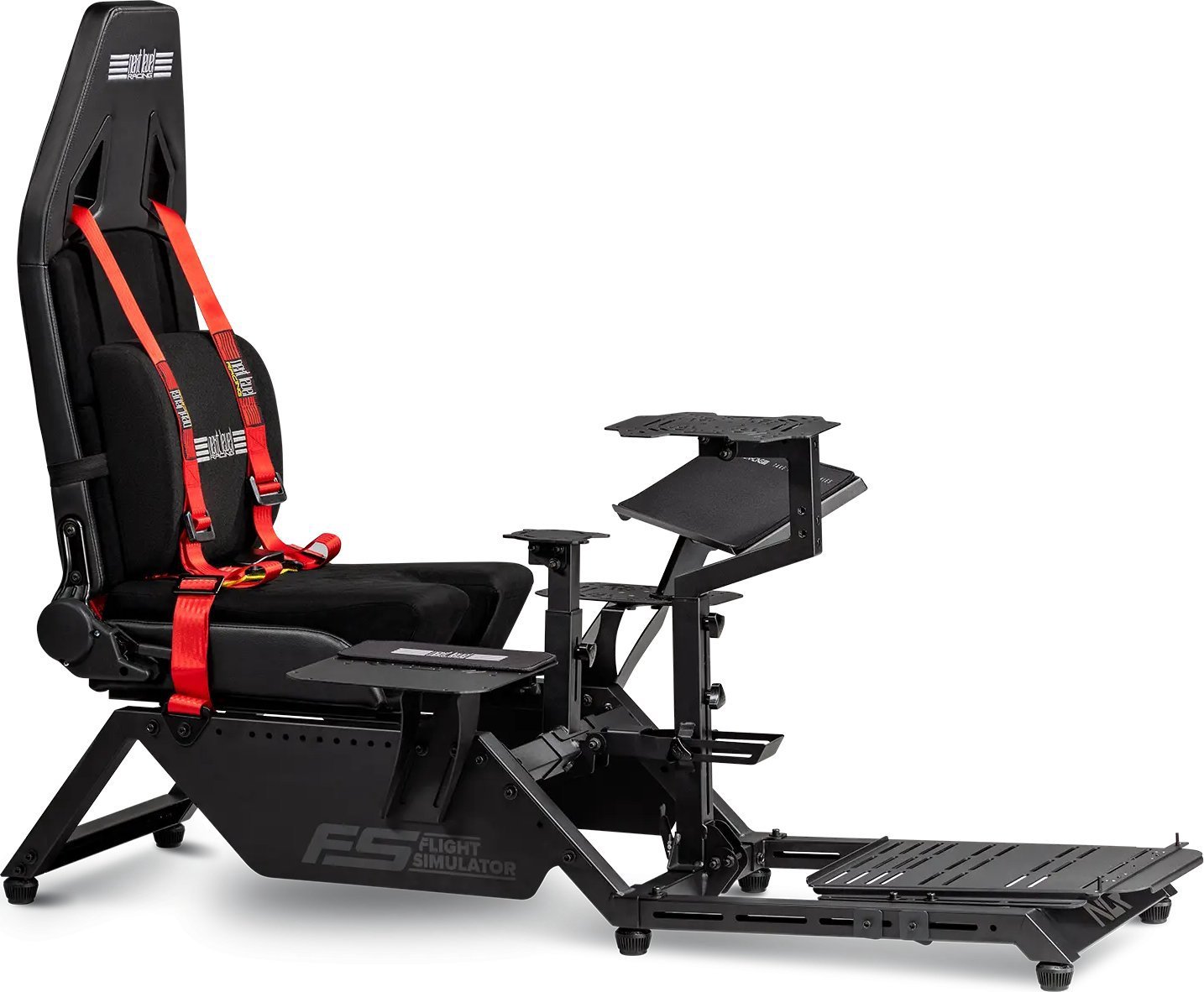 Žaidimų simuliatorių įranga Next Level Racing  Flight Simulator Cockpit  Black and Red