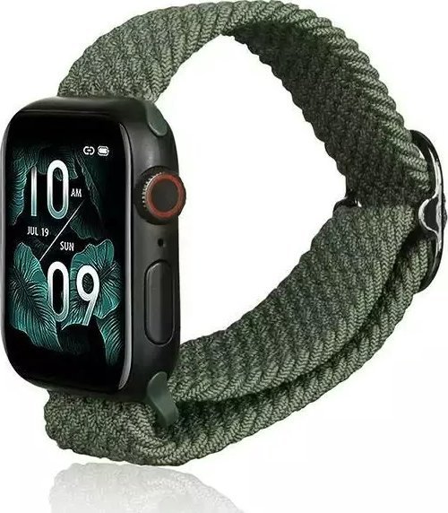 Smartwatch strap Beline Textile for Apple Watch 42/44/45/49mm green /green
