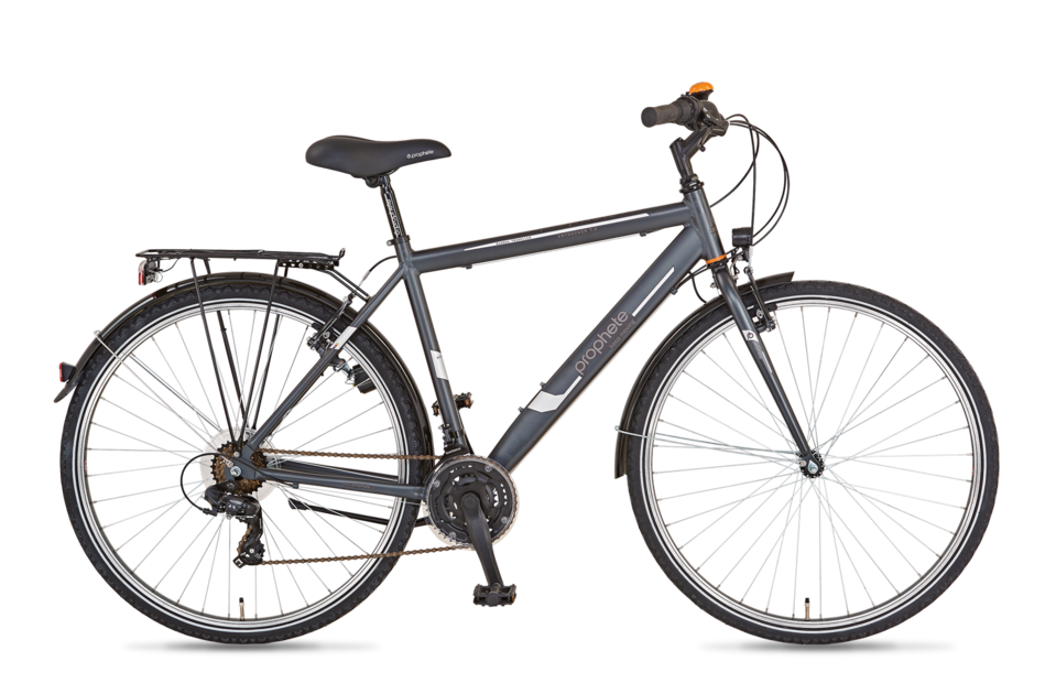 Dviratis PROPHETE, 28", Entdecker 7.0,Alu-Trekking, pilkas