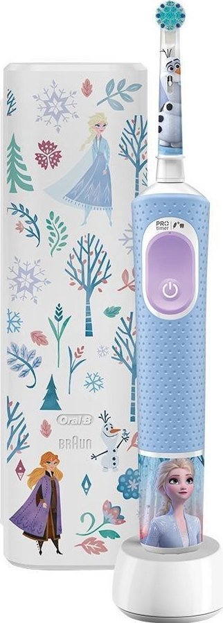 El.dantų šepetėlis Oral-B Kids 3+ Frozen + Frozen etui