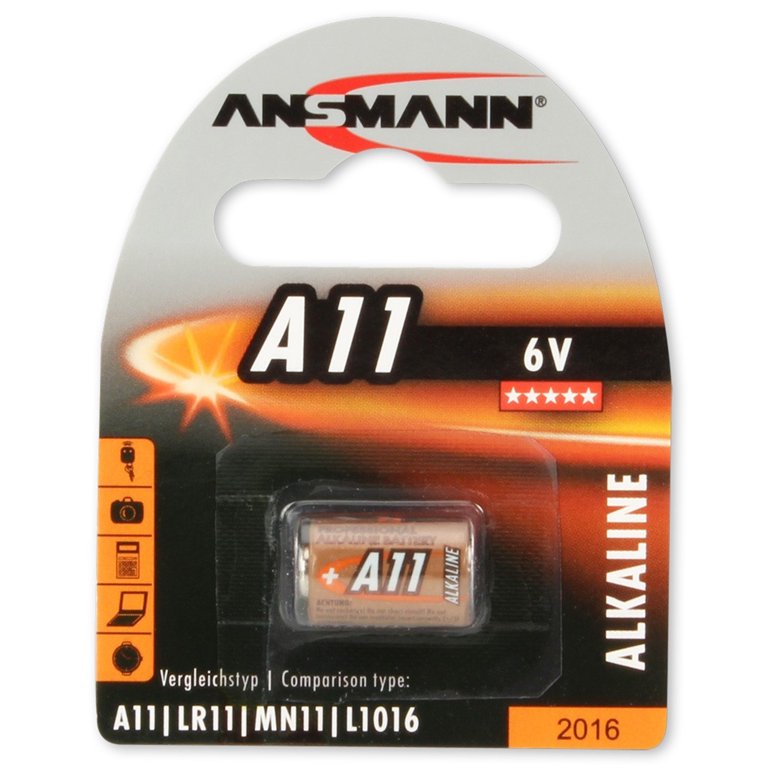 Elementai ANSMANN A11, 1vnt., alkaline, 6V