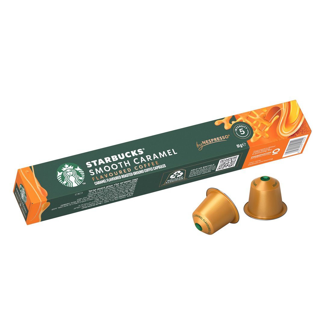 Kavos kapsulės STARBUCKS Smooth Caramel, Nespresso aparatams, 10 kaps
