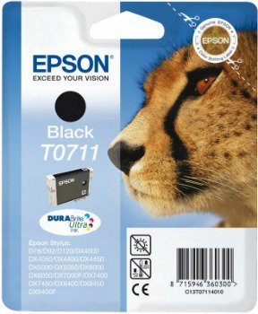 Rašalinė EPSON T0711, juoda