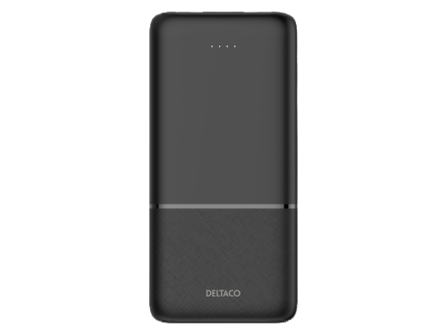Išorinė baterija DELTACO 10 000 mAh / 37 Wh, 2x USB-A 18 W, 1x USB-C PD 20 W, juoda / PB-C1007