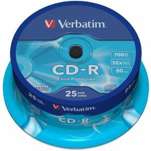 diskas CD-R VERBATIM 700MB Extra protect cake25