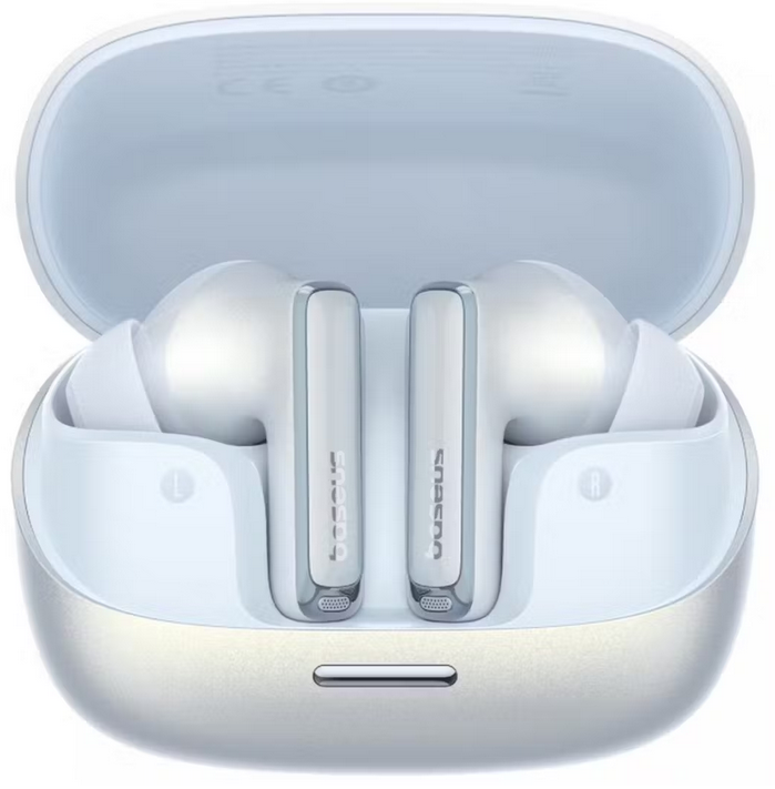 Ausinės BASEUS Bowie M2s Pro, į ausis, belaidės, baltos