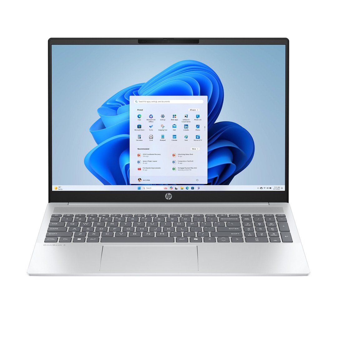 Nešiojamas kompiuteris HP OmniBook 5 Ryzen AI 5 8540U/16/512GB SSD/W11H