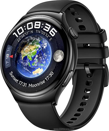 Huawei Watch 4, black/stainless steel