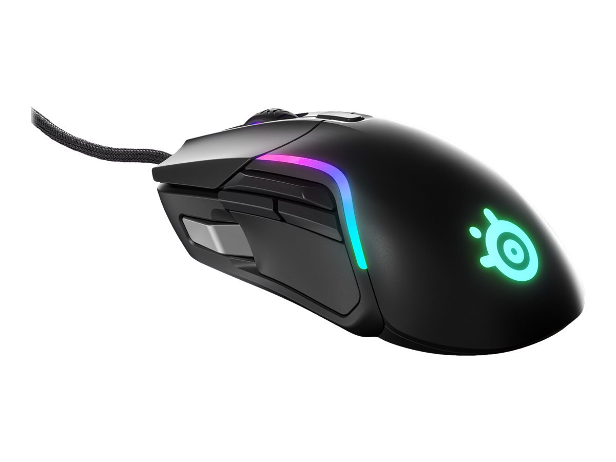 Žaidimų Pelė SteelSeries Rival 5, laidinė, optinė, RGB LED light, juoda
