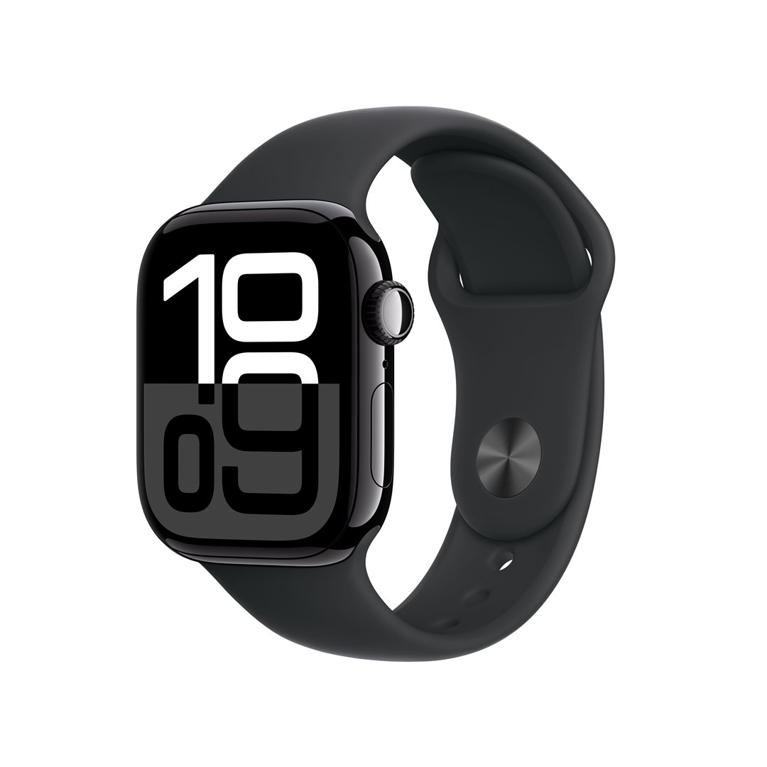 Išmanusis laikrodis Apple Watch 10 GPS+Cell 42mm Jet Black  Alumin. Case/Black Sport Band M/L