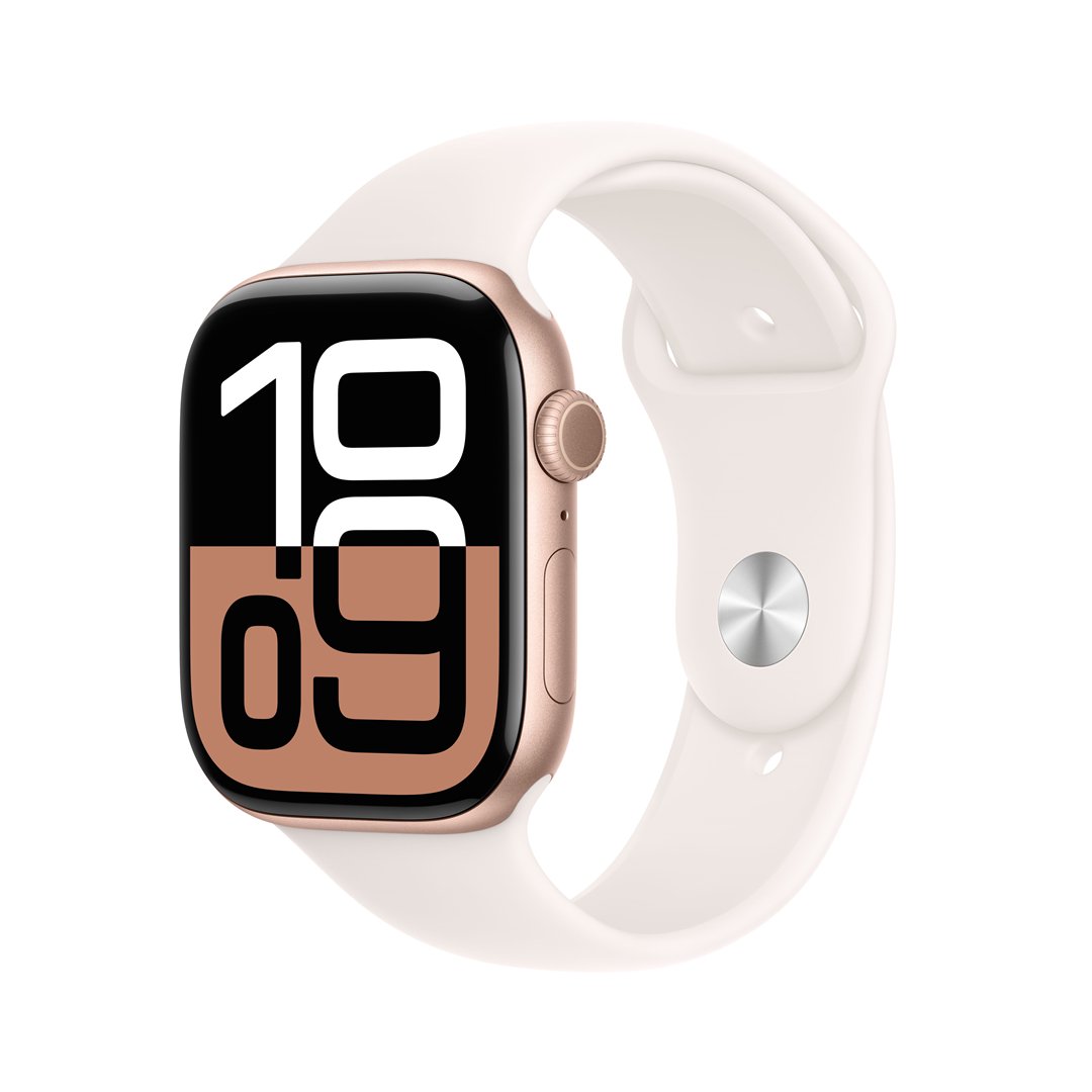 Išmanusis laikrodis Apple Watch 10 GPS+Cell 46mm Rose Gold Alumin. Case/Light Blush Sport Band M/L