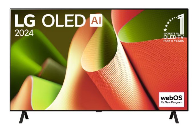 LG OLED55B43LA televizorius 139,7 cm (55") 4K Ultra HD Smart TV „Wi-Fi“ Juoda