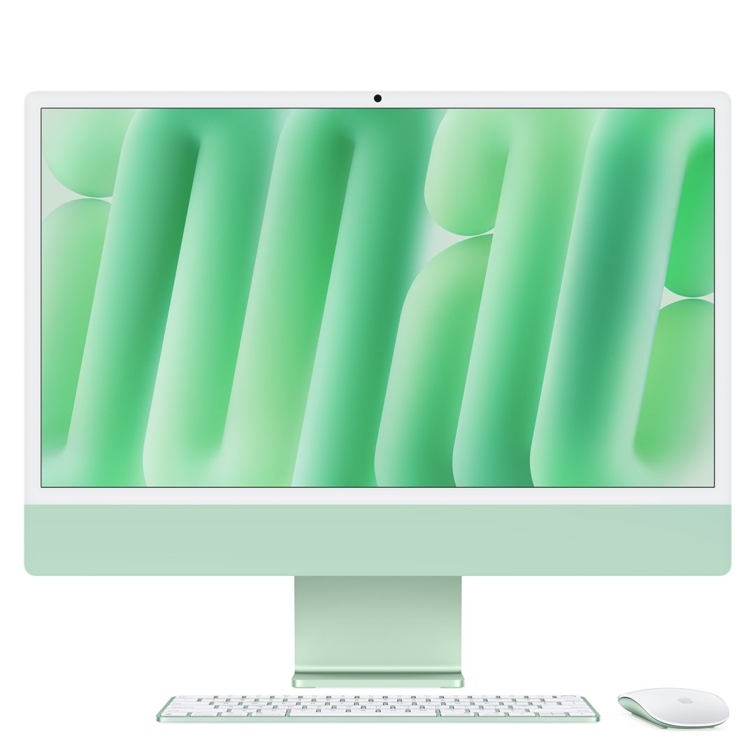 Stacionarus kompiuteris APPLE iMac 24” 4.5K Retina, Apple M4 10C CPU, 10C GPU/16GB/256GB SSD/Green