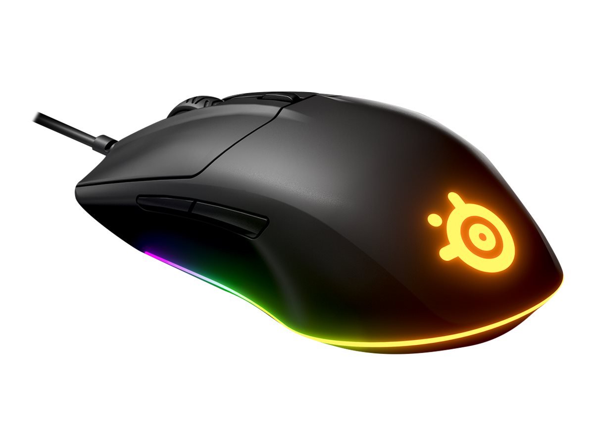 Žaidimų Pelė SteelSeries Rival 3, laidinė, juoda