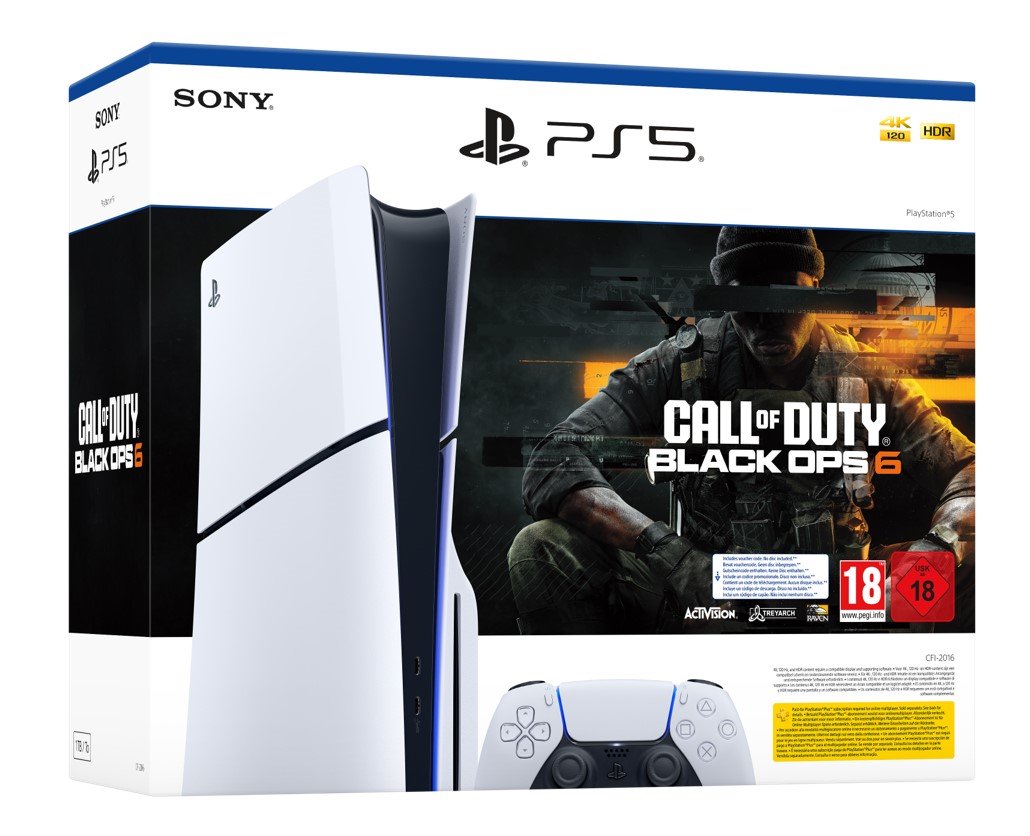 Žaidimų konsolė SONY PlayStation 5 Slim + Call of Duty: black ops 6