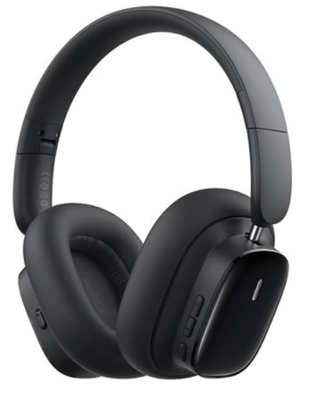 Ausinės BASEUS Bowie H1i, gaubiančios ausis, belaidės, juodos