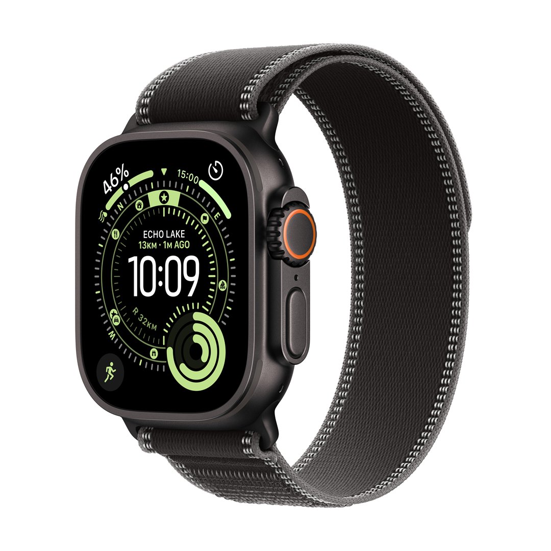 Išmanusis laikrodis Apple Watch Ultra 3&nbsp;GPS+Cell 49mm&nbsp;Black Titan. Case/Black/Charcoal TrailLoop-M/L