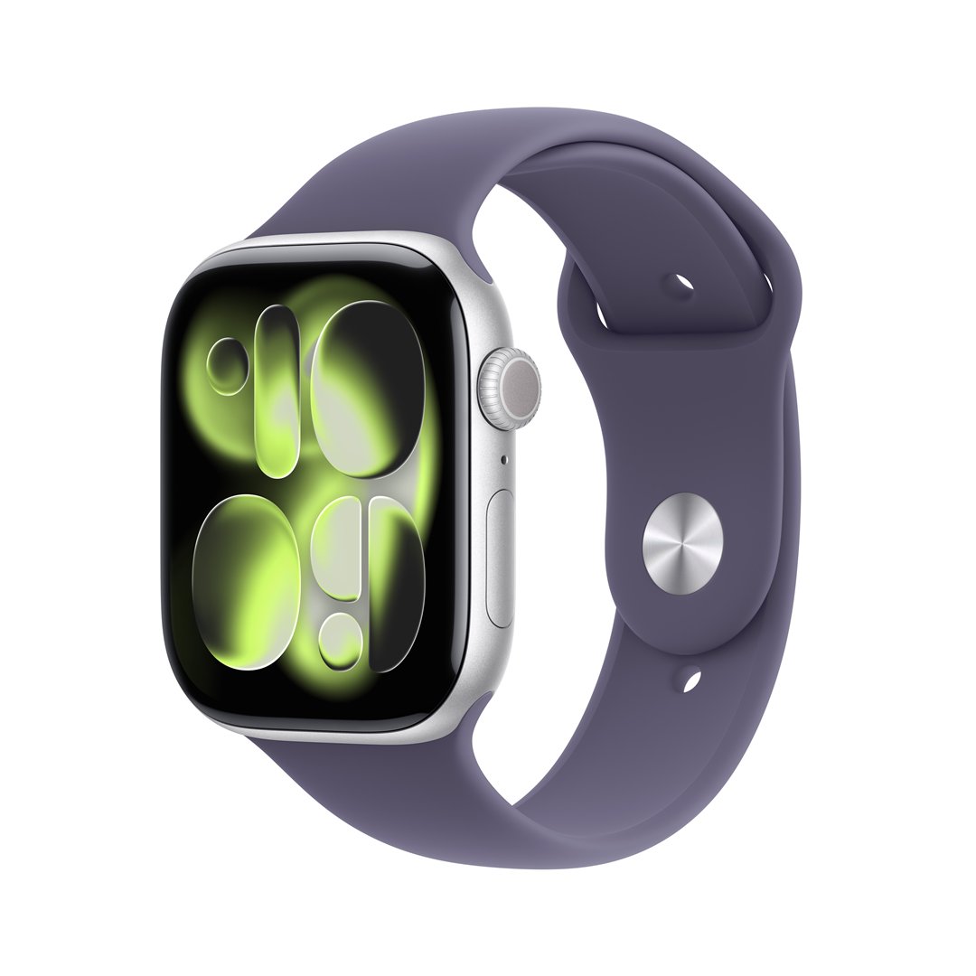 Išmanusis laikrodis Apple Watch 11&nbsp;GPS&nbsp;42mm&nbsp;Silver Alumin. Case/Purple Fog Sport Band - M/L