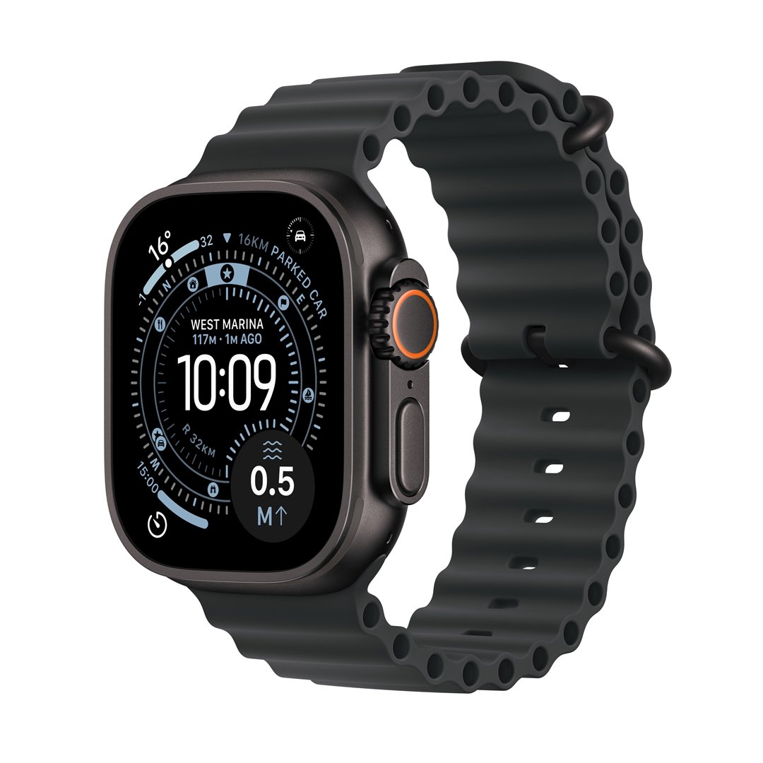 Išmanusis laikrodis Apple Watch Ultra 3&nbsp;GPS+Cell&nbsp;49mm&nbsp;Black Titanium Case/Black Ocean Band
