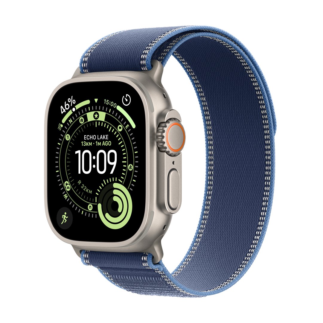 Išmanusis laikrodis Apple Watch Ultra 3&nbsp;GPS+Cell&nbsp;49mm&nbsp;Natur. Titan. Case/Bright Blue Trail Loop-M/L