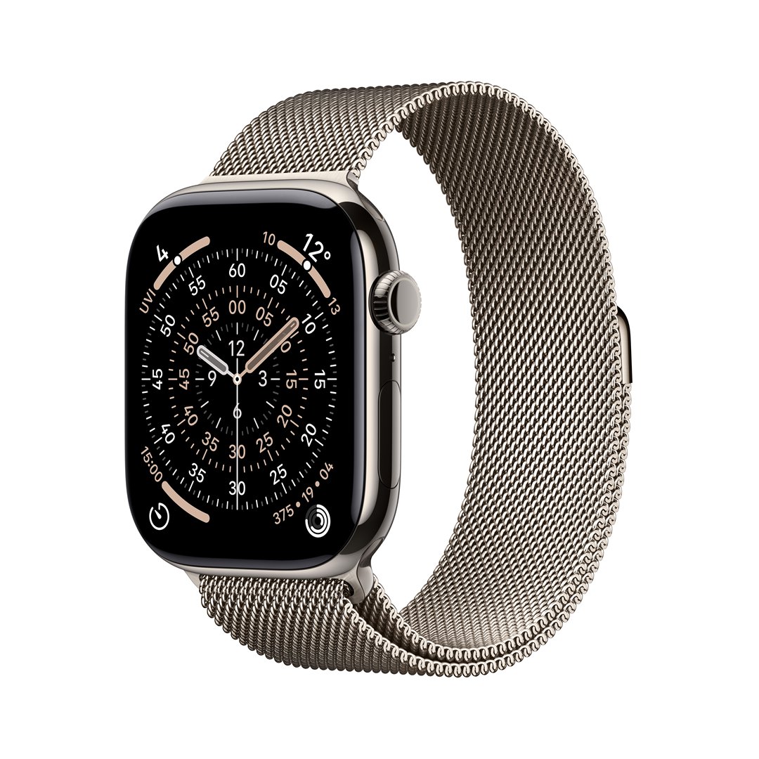Išmanusis laikrodis Apple Watch 11&nbsp;GPS+Cell 46mm&nbsp;Natural Titanium Case/Natural Milanese Loop - M/L
