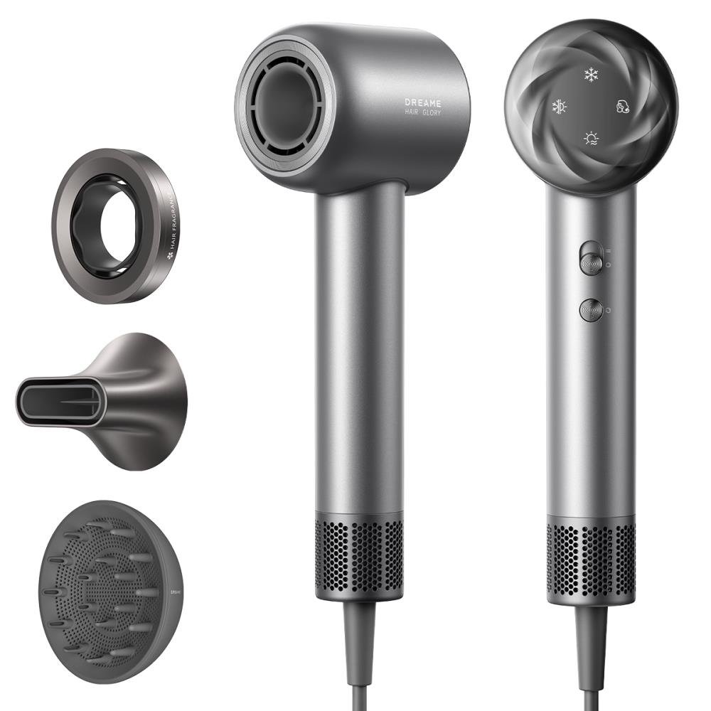 Plaukų džiovintuvas DREAME Glory Mix AHD18, juodos spalvos