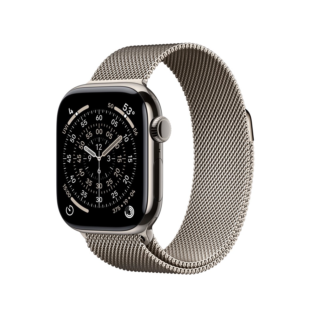 Išmanusis laikrodis Apple Watch 11&nbsp;GPS+Cell 42mm&nbsp;Natural Titanium Case/Natural Milanese Loop
