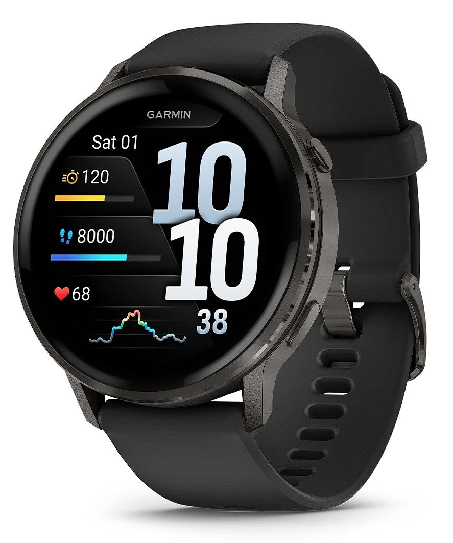 Sportinis laikrodis GARMIN Venu 4 45mm, Slate/Black