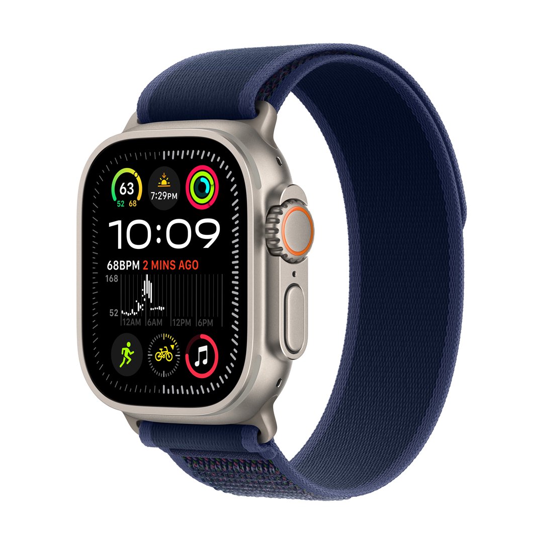 Išmanusis laikrodis Apple Watch Ultra 2 GPS+Cell 49mm Natural Titanium Case/Blue Trail Loop - S/M