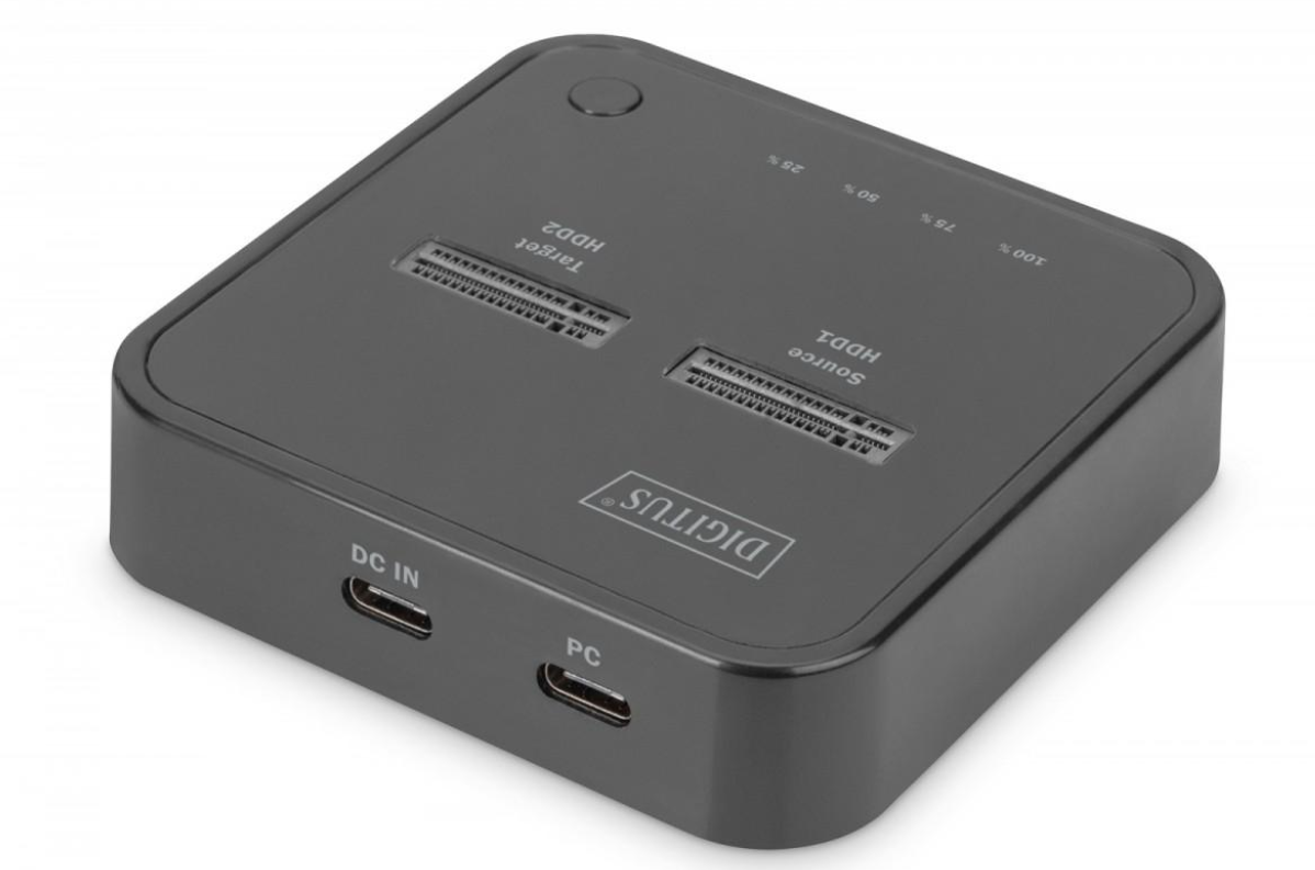 Kortelių skaitytuvas DIGITUS NVMe Docking Station USB3.1 Gen2