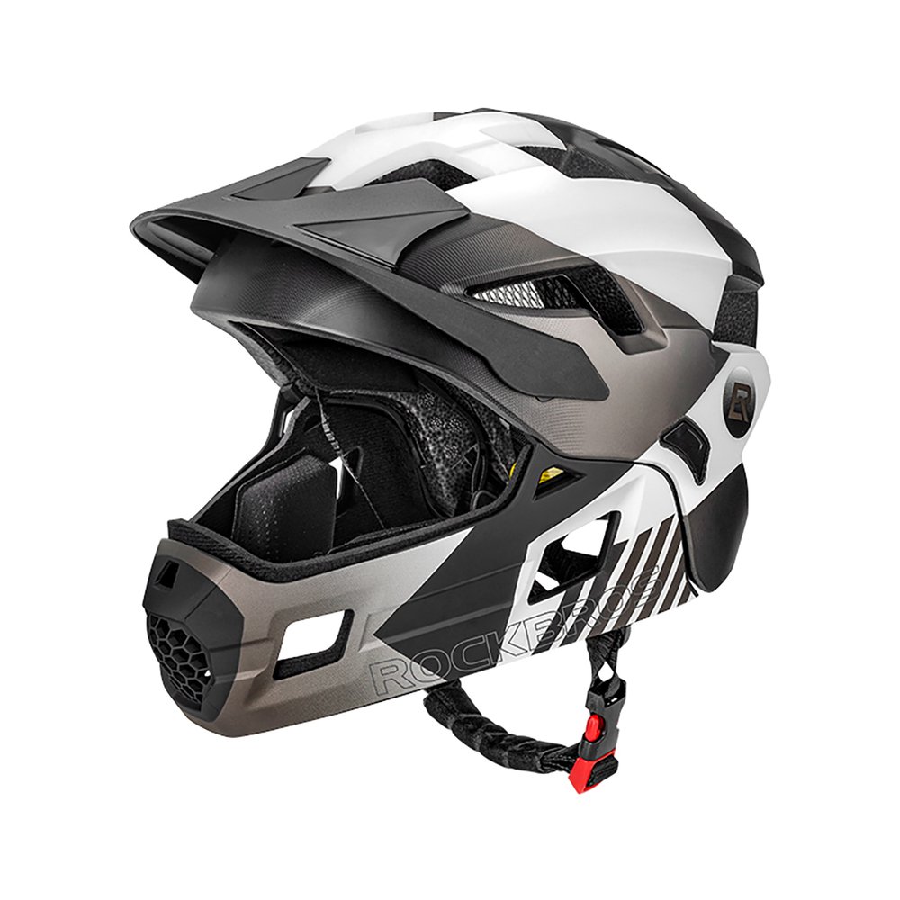 Šalmas Rockbros TS-61 10110061006 Children's Bike with Detachable Chin Size M (54-57) Gray
