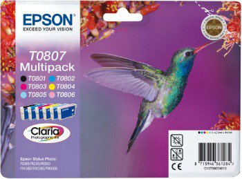 Rašalinė EPSON CLARIA MULTIPACK (T0801, T0802,T0803,T08