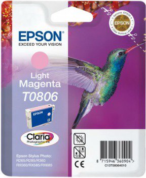 Rašalinė EPSON T0806, šviesiai rausva