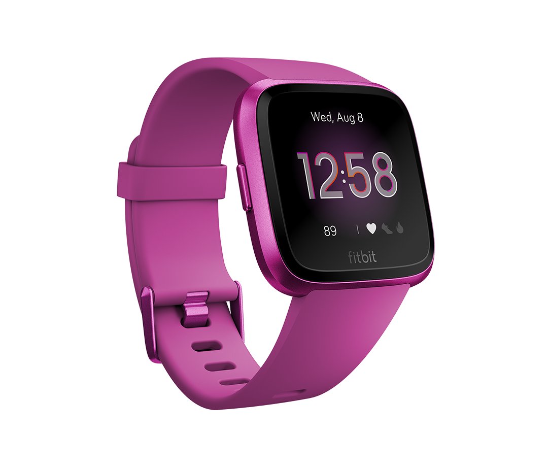 Išmanusis laikrodis FITBIT Versa Lite Mulberry/Mulberry Aluminum