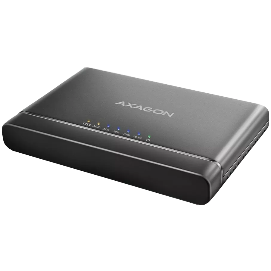 Axagon USB 3.2 Gen 2 adapter for connecting NVMe M.2 SSDs and SATA 2.5"/3