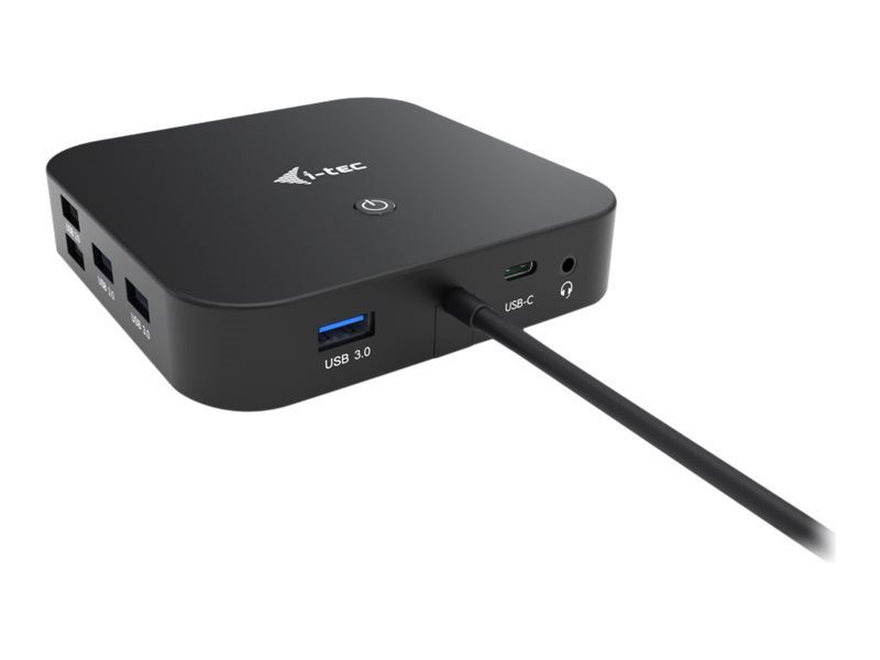 I-TEC USB-C Dual Display MST DS 2x DP 1x GLAN 3x USB 3.1 2x USB 2.0 1x USB-C-DatA 1x Audio/Mic Jack