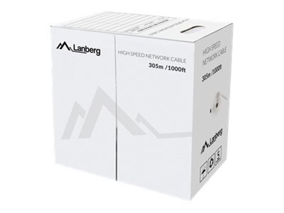 LANBERG LAN cable UTP cat.5e 305m solid CU fluke passed