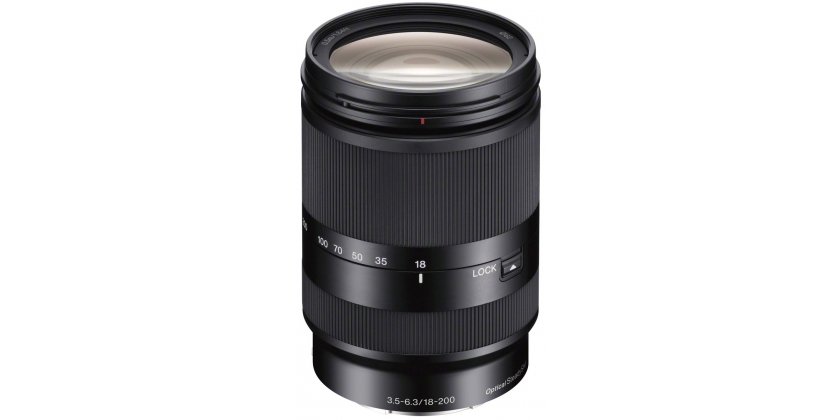 Sony E 18-200mm f/3.5-6.3 OSS, black
