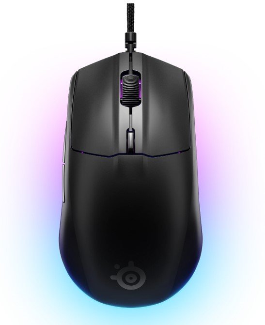 Žaidimų pelė SteelSeries Rival 3 Gen 2, laidinė, juoda