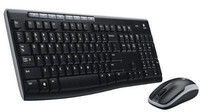 Klaviatūra Logitech MK270  Keyboard and Mouse Set  Wireless  US  Black