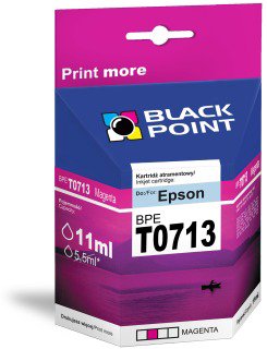 Rašalinė BLACK POINT Epson T0713 / BPET0713, rausva