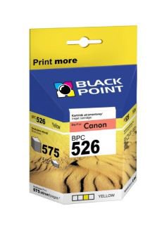 Rašalinė BLACK POINT Canon CLI-526Y / BPC526Y, geltona