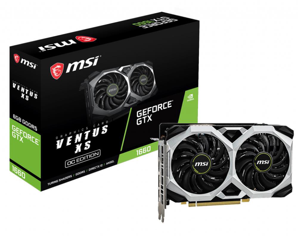 Vaizdo plokštė MSI GTX1660VENTUSXS6GOC