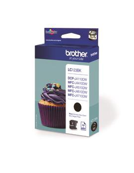 BROTHER LC-123BK TONER BLACK 600P