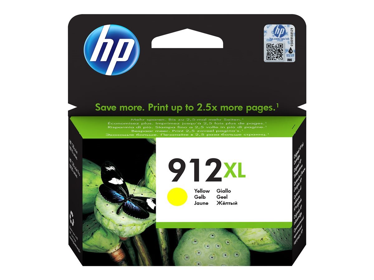 Rašalinė HP 912XL High Yield Yellow Ink